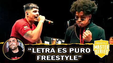 Letra Es Puro Freestyle Chang Vs Airon Votaci N Fms Colombia J