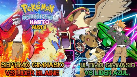 Séptimo y Octavo gimnasio Lideres Blaine y Azul POKEMON SOUL SILVER