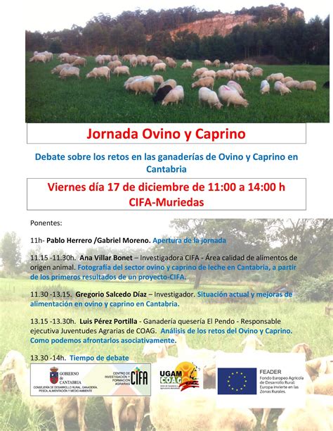 Jornada Sobre Ovino Y Caprino El Pr Ximo De Diciembre En El Cifa