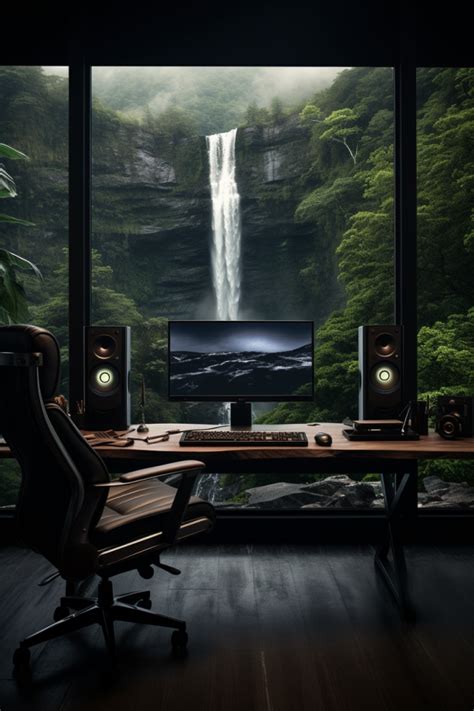 Nature Inspired Home Office Design