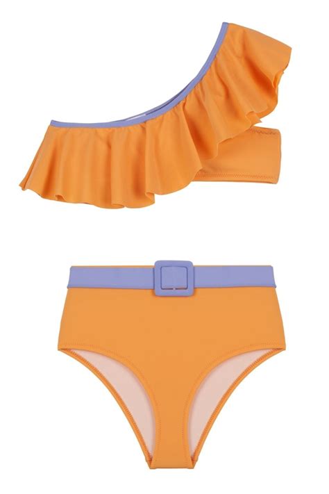 Aquella Kids Asimetrik Kontrast Bikini Takım Fiyatı Yorumları Trendyol