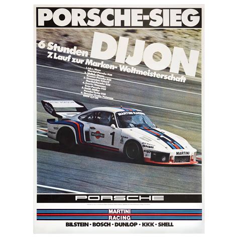 Vintage Porsche Racing Posters