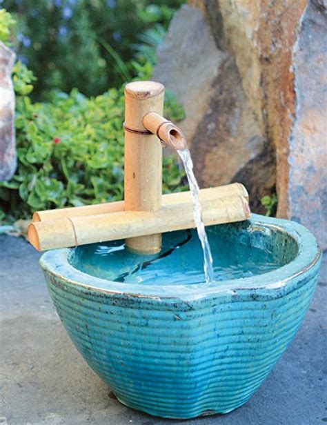 Bamboo Accents Zen Garden Water Fountain Kit Adjustable Spout With