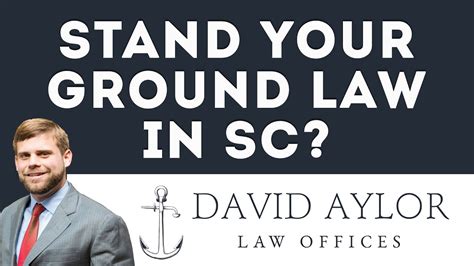 Does South Carolina Have Stand Your Ground Laws Charleston Sc