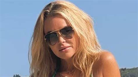 Amanda Holden Stuns As She Poses In Mint Bikini As She Spends Time Alone With Her Love