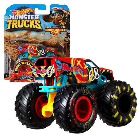 Машинка Mattel Hot Wheels Монстр Трак Мультяшный автомобиль FYJ44 купить с доставкой по