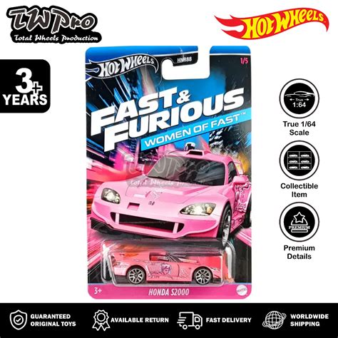 Jual Hot Wheels Fast Forius Women Of Fast Honda S Pink Suki Twpro Shopee Indonesia