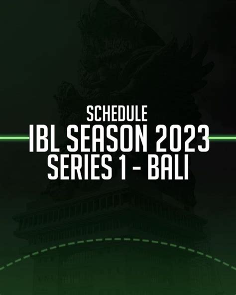 IBL Indonesia On Twitter IBL Fans Berikut Jadwal Pertandingan IBL