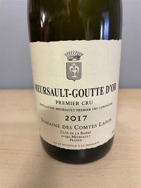 2017 Domaine Des Comtes Lafon Gouttes D Or Meursault 1er Cru 1