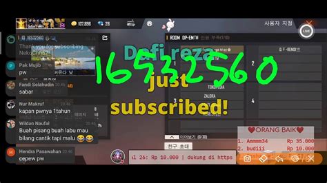 LIVE FF KUIS CR DAN MABAR BERHADIAH CEK DESKRIPSI YouTube