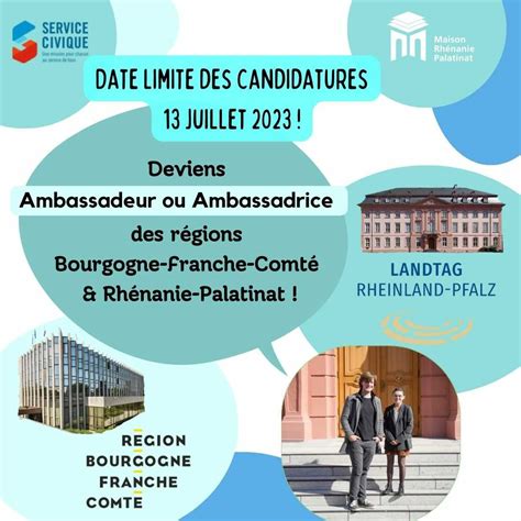 Participe Au Projet Tandem „ambassadeur Ou Ambassadrice Régional E Pour