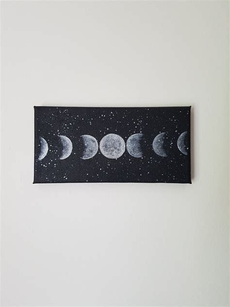 Moon Phases Original Painting - Etsy