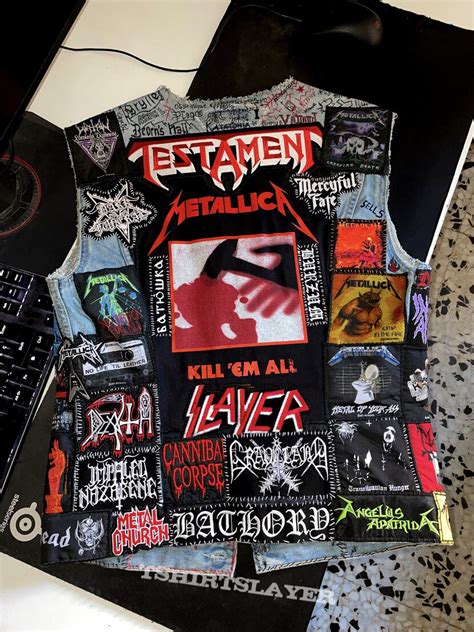 Metallica Battle Vest TShirtSlayer TShirt And BattleJacket Gallery