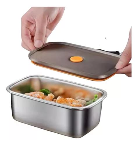 Lunchera Taper Vianda Ml Acero Inoxidable Termica