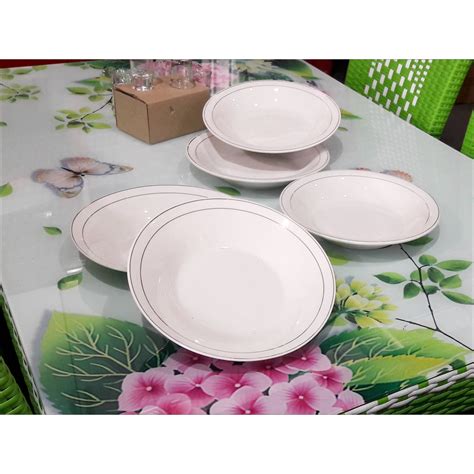 Jual Piring Makan Prasmanan Keramik Porcelain Per 1 Pcs Shopee