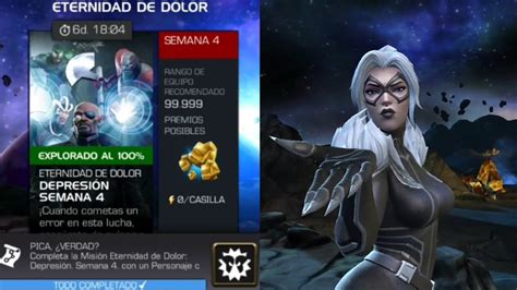 Black Cat Vs Scorpion Eternidad Del Dolor One Shot Mcoc Youtube