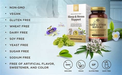 Solgar Sleep And Stress Support 60 Vegetable Capsules