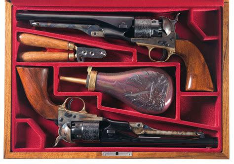 Two Cased Colt Black Powder Series Model 1860 Army Revolvers Rock