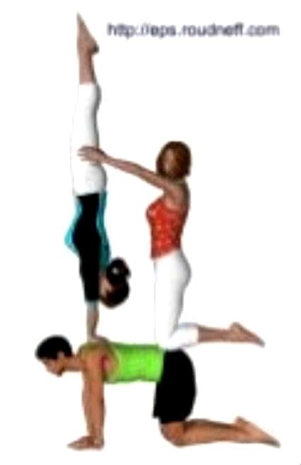 Acro Yoga Sport - Yoga 3 People