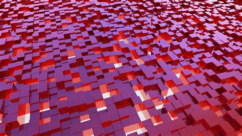 Cubes Structure 3d Red Hd Wallpaper Peakpx