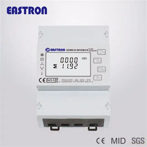 Sdm Modbus Solar Pv Three Phase Energy Meter Bi Directional