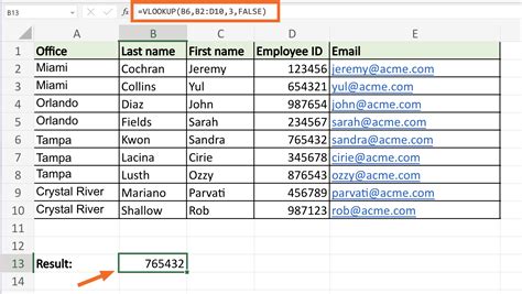 Función Vlookup En Excel