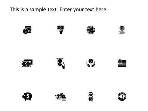 Money Icons PowerPoint Template