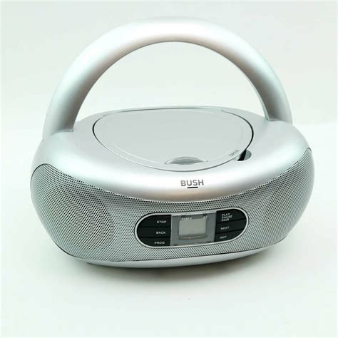 Bush Bluetooth Boombox Silver Faulty Cd Player