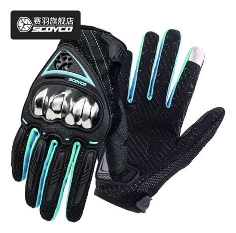 Guantes Scoyco Moto Original Mc44w Dama Protecciones Touch