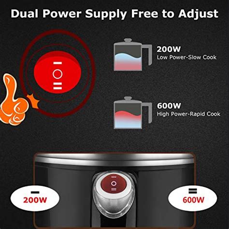 Topwit Electric Hot Pot Mini Liter Electric Cooker Noodles Cooker Electric Kettle With