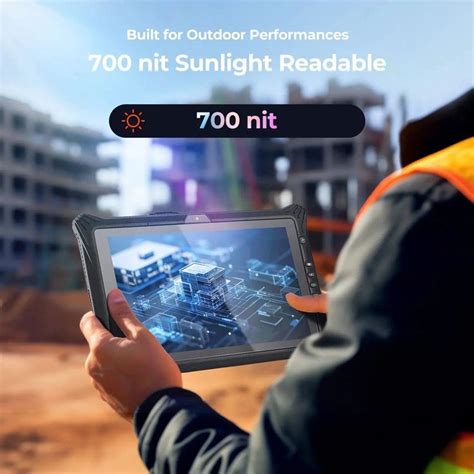 MUNBYN High End Rugged Windows Tablet IRT10 10 1 Inch Windows 11 IoT