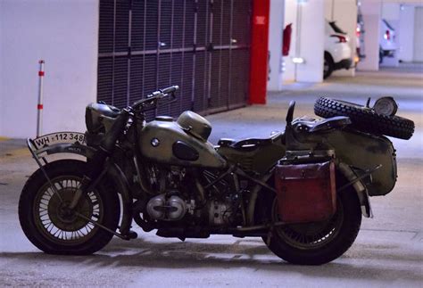 An Original WW2-Era 1943 BMW R75 With Sidecar