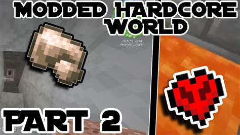 Minecraft Modded Hardcore World Part Getting Materials Youtube