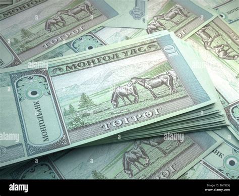 Money Of Mongolia Mongolian Tugrik Bills Mnt Banknotes 10 Togrog