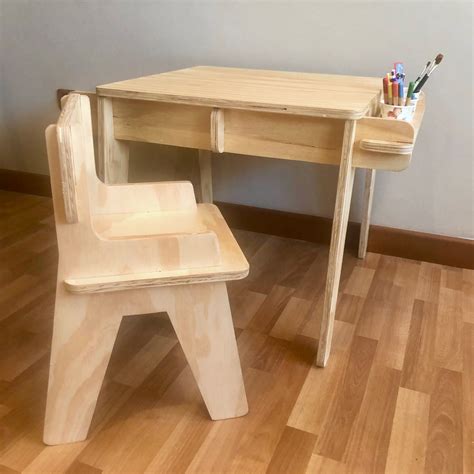 Silla Infantil De Madera Ensamblable Artesanum