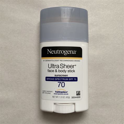 Neutrogena Ultra Sheer Face And Body Stick Sunscreen Spf 70 Exp 102023 Sunscreen