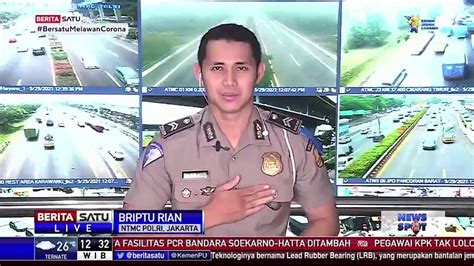 Laporan Briptu Rian Kondisi Lalin Siang Dari CCTV Korlantas Polri 29 09