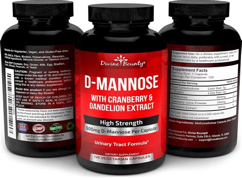 Buy D Mannose Capsules Mg D Mannose Powder Per Capsule With