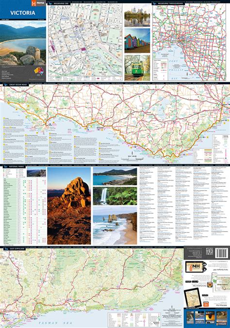 Victoria State Map - The Tasmanian Map Centre