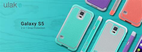 Ulak Galaxy S5 Case Knox Armor Slim Hybrid Shockproof Silicone Rugged Hard Plastic