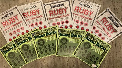 Playing Jumbo Bucks And Ruby Jumbo Bucks Tennessee Lottery Scratch