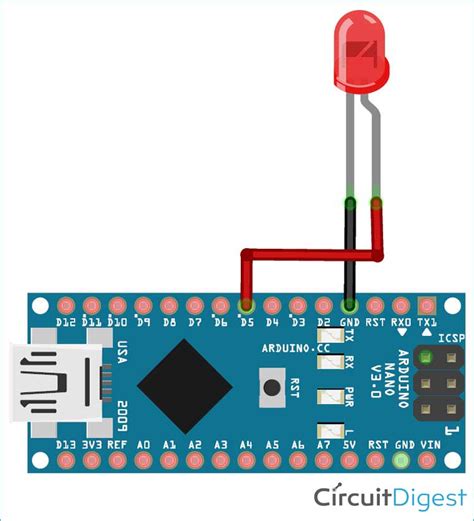 Arduino Nano LED Pins