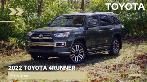 2022 Toyota 4runner Review New Trim And Legendary Reliability Youtube