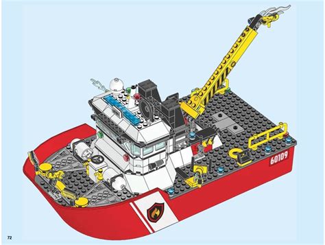 View Lego® Instruction 60109 Fire Boat Lego Instructions And Catalogs