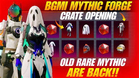 Bgmi New Mythic Forge Crate Opening 😍 Bgmi Mythic Forge Crate Opening