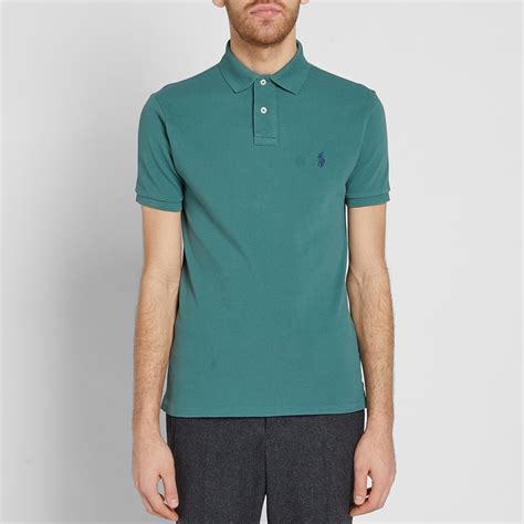 Polo Ralph Lauren Slim Fit Classic Polo Dark Green End Us