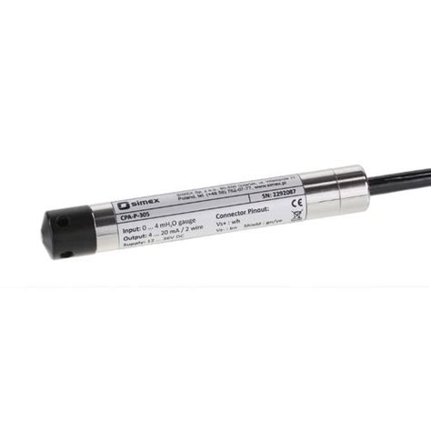 Sonde De Niveau Hydrostatique CPA P 305 SIMEX Sp Z O O Pour