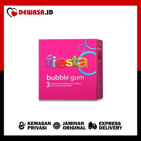 Jual Fiesta Kondom Bubble Gum Pcs Repack Shopee Indonesia