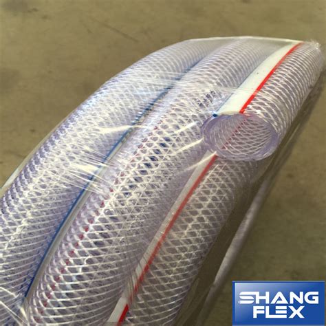 Clear Plastic Vinyl Tubing Fiber Braided Reinforced PVC Tube Pipe Hose