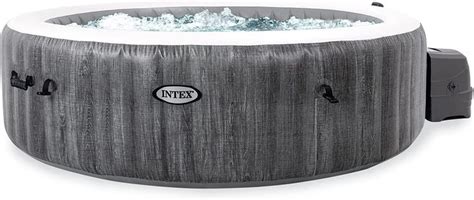 Intex 28441ep Purespa Plus 85 Inch Diameter 6 Person Portable Inflatable Hot Tub Spa With 170